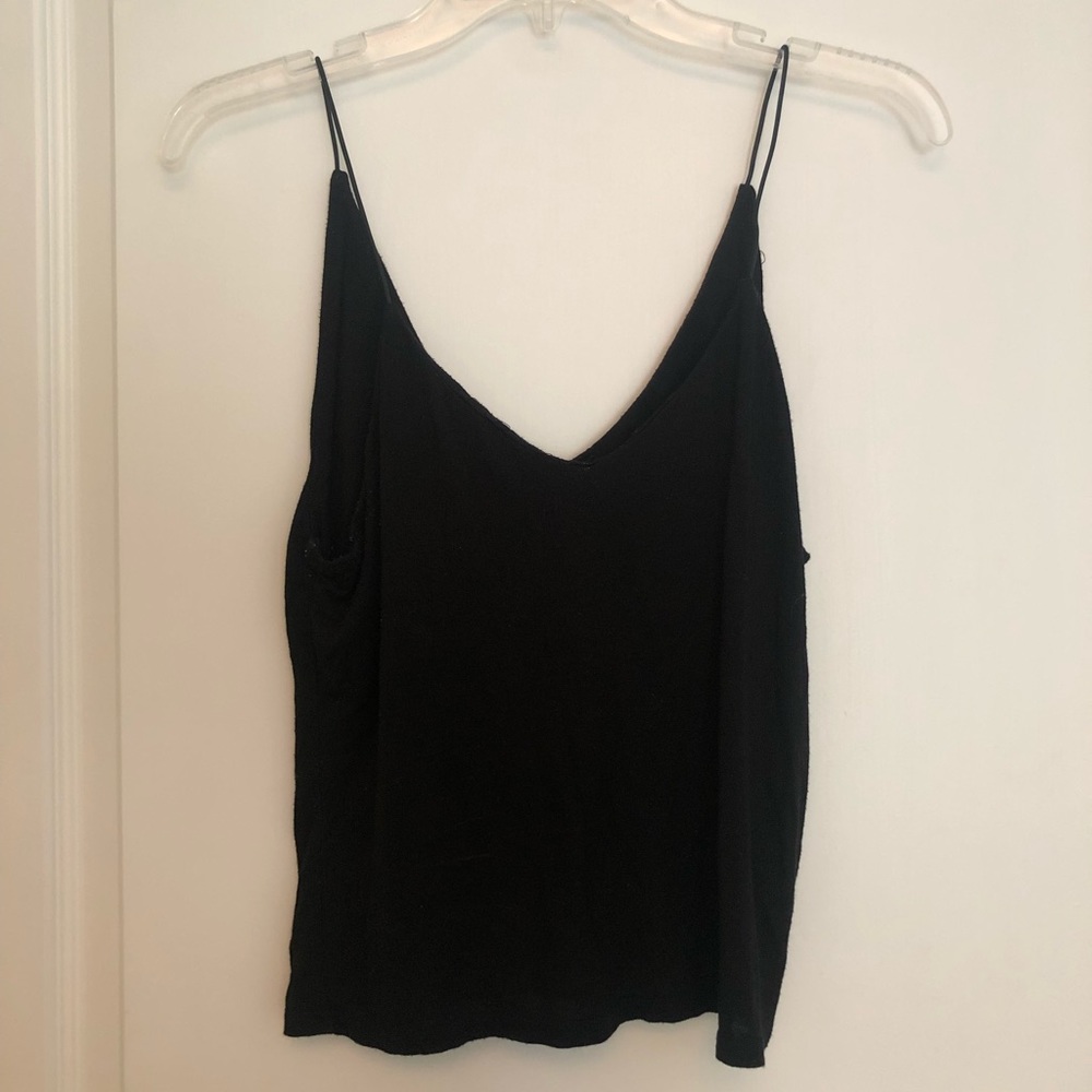 Black tank top